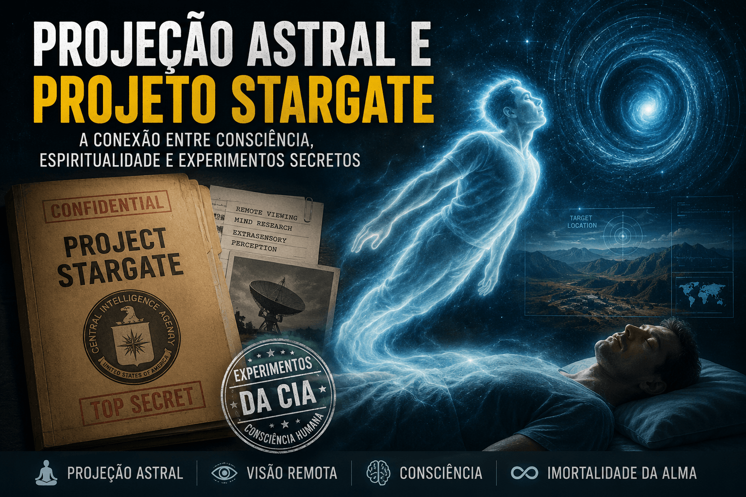 Projeção Astral e o Projeto Stargate: A Experiência Secreta da Consciência Humana