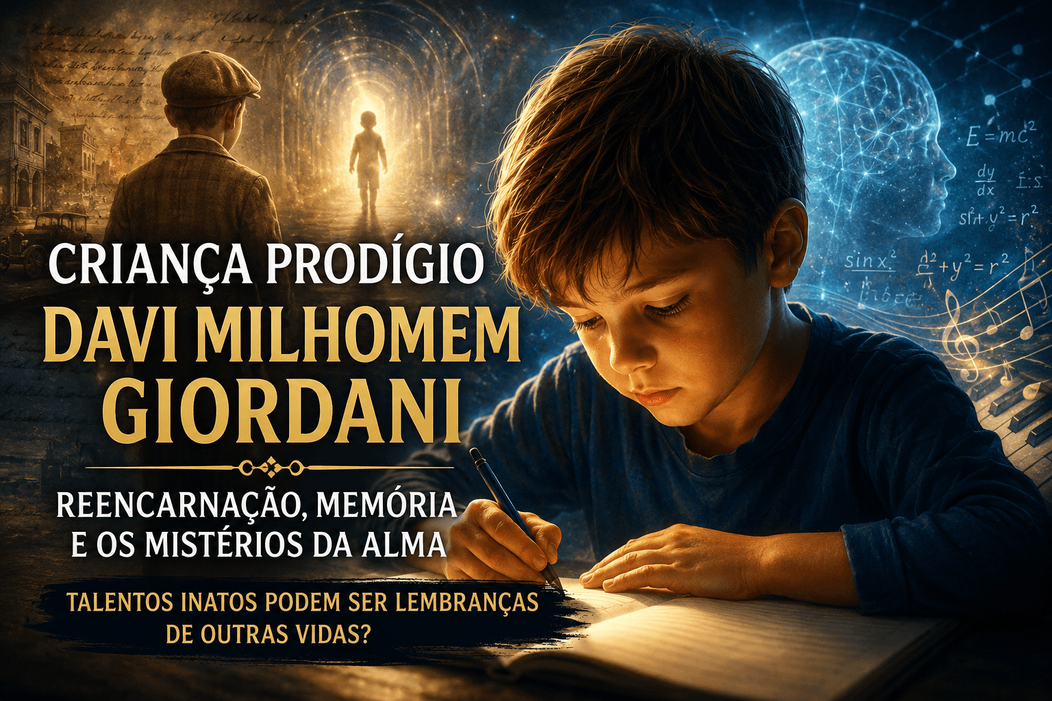 Criança Prodígio Davi Milhomem Giordani e a Reencarnação