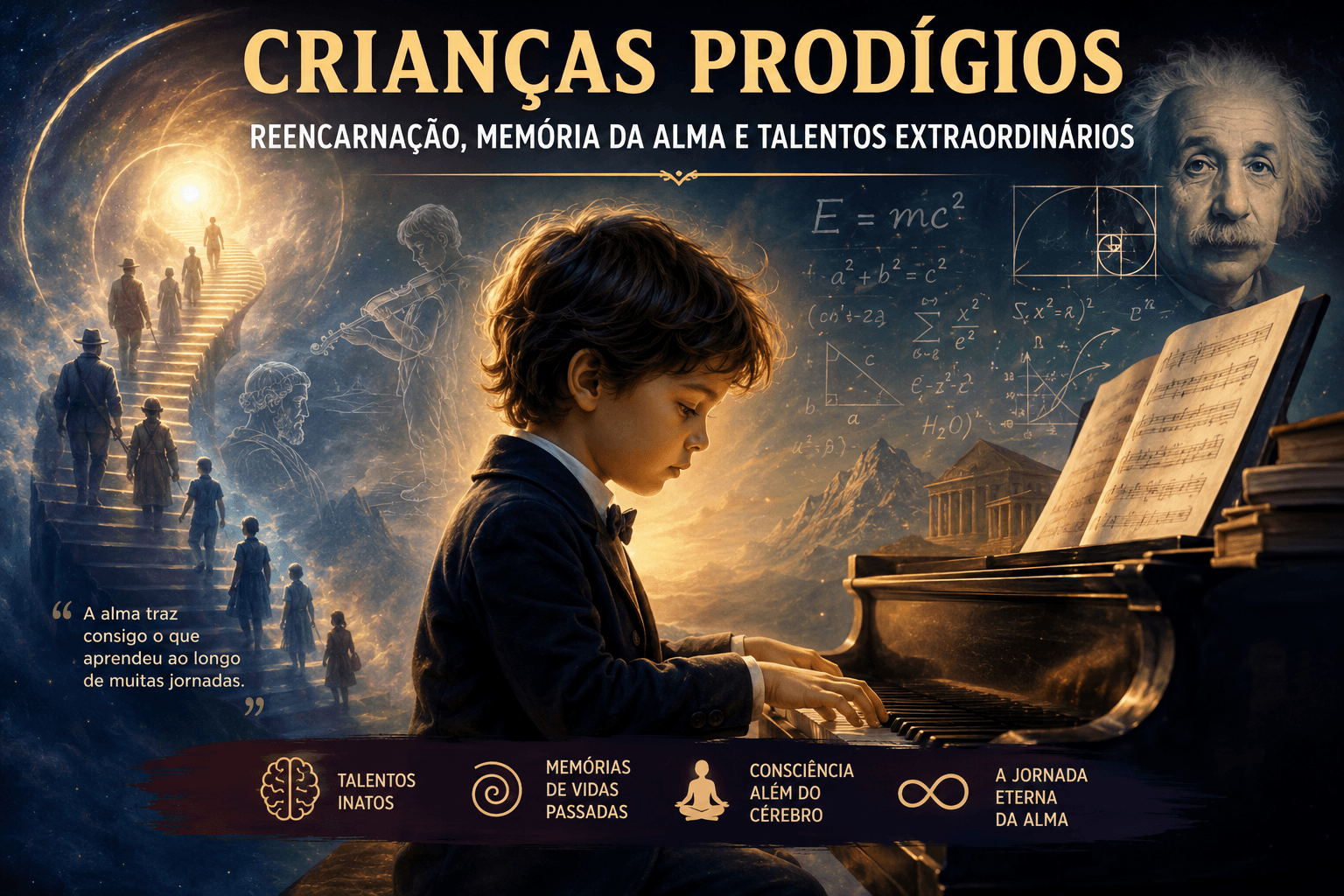 Crianças Prodígios: Talento Inato ou Memória de Vidas Passadas?