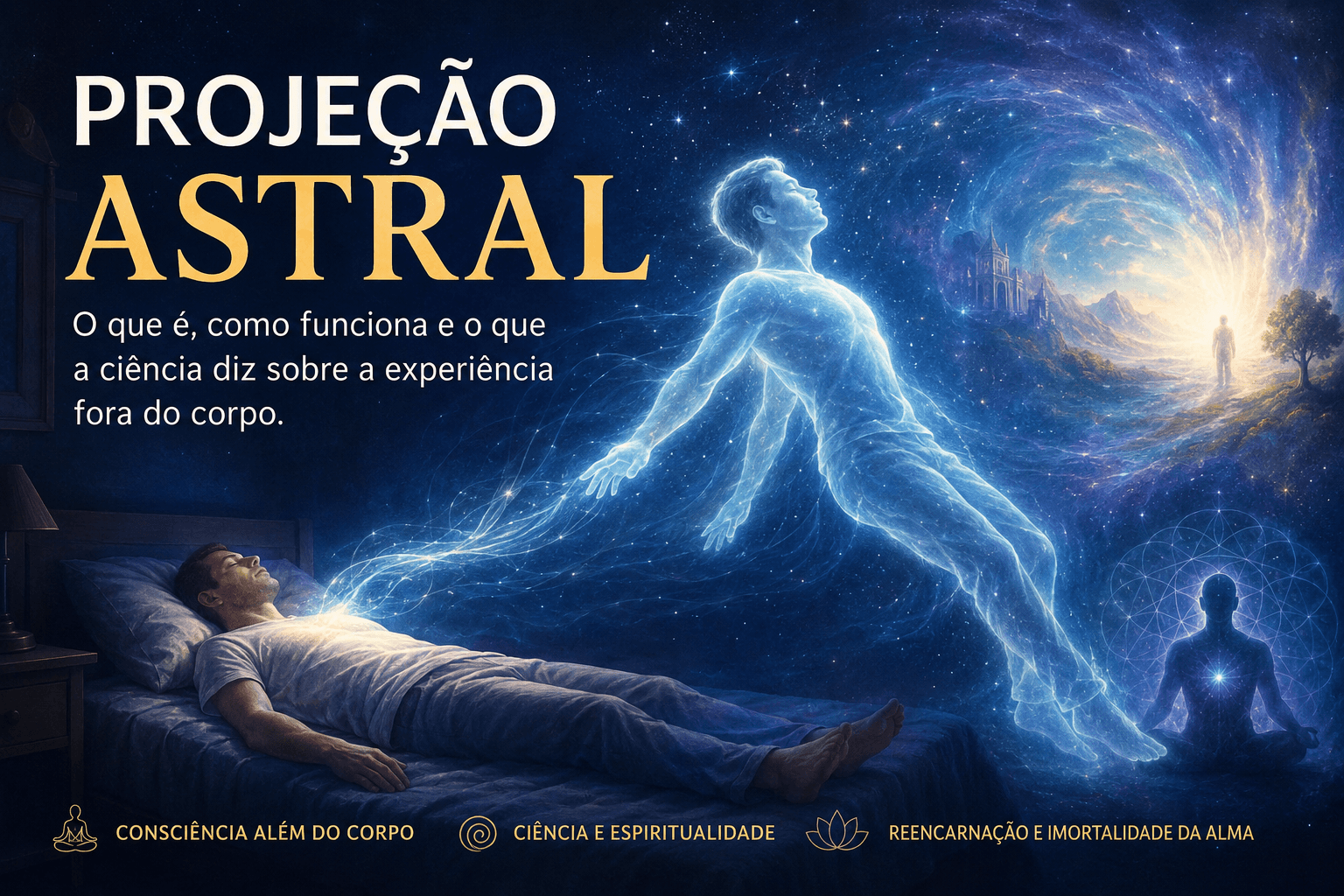 Projeção Astral: O Que É, Como Funciona e o Que a Ciência Diz Sobre a Experiência Fora do Corpo