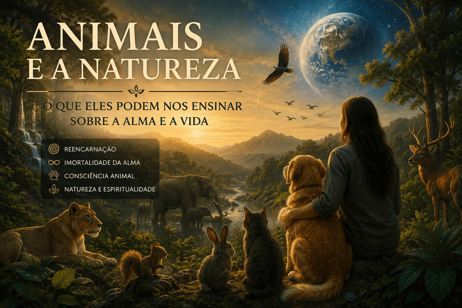 animais e a natureza