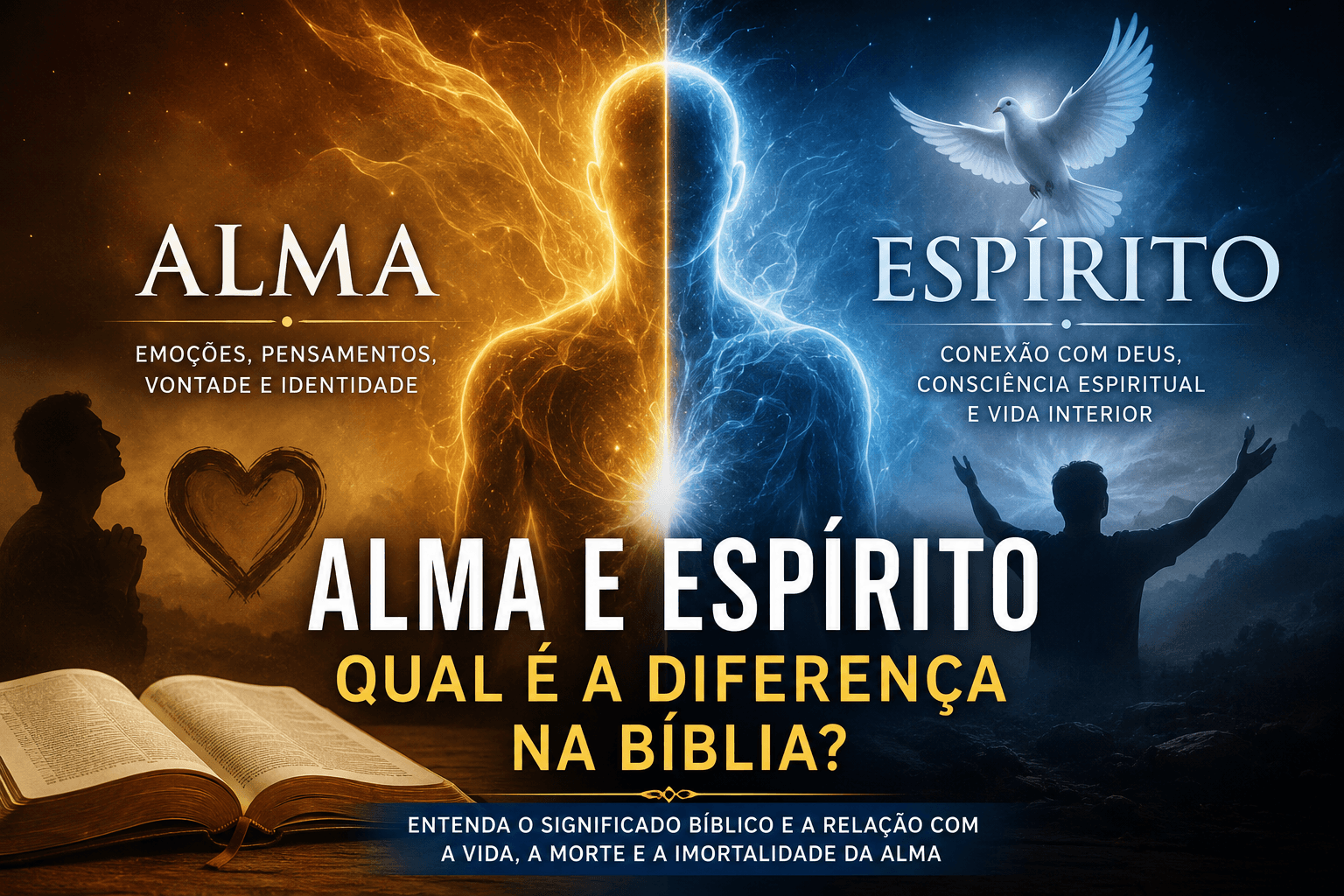 alma e espirito diferença na bíblia