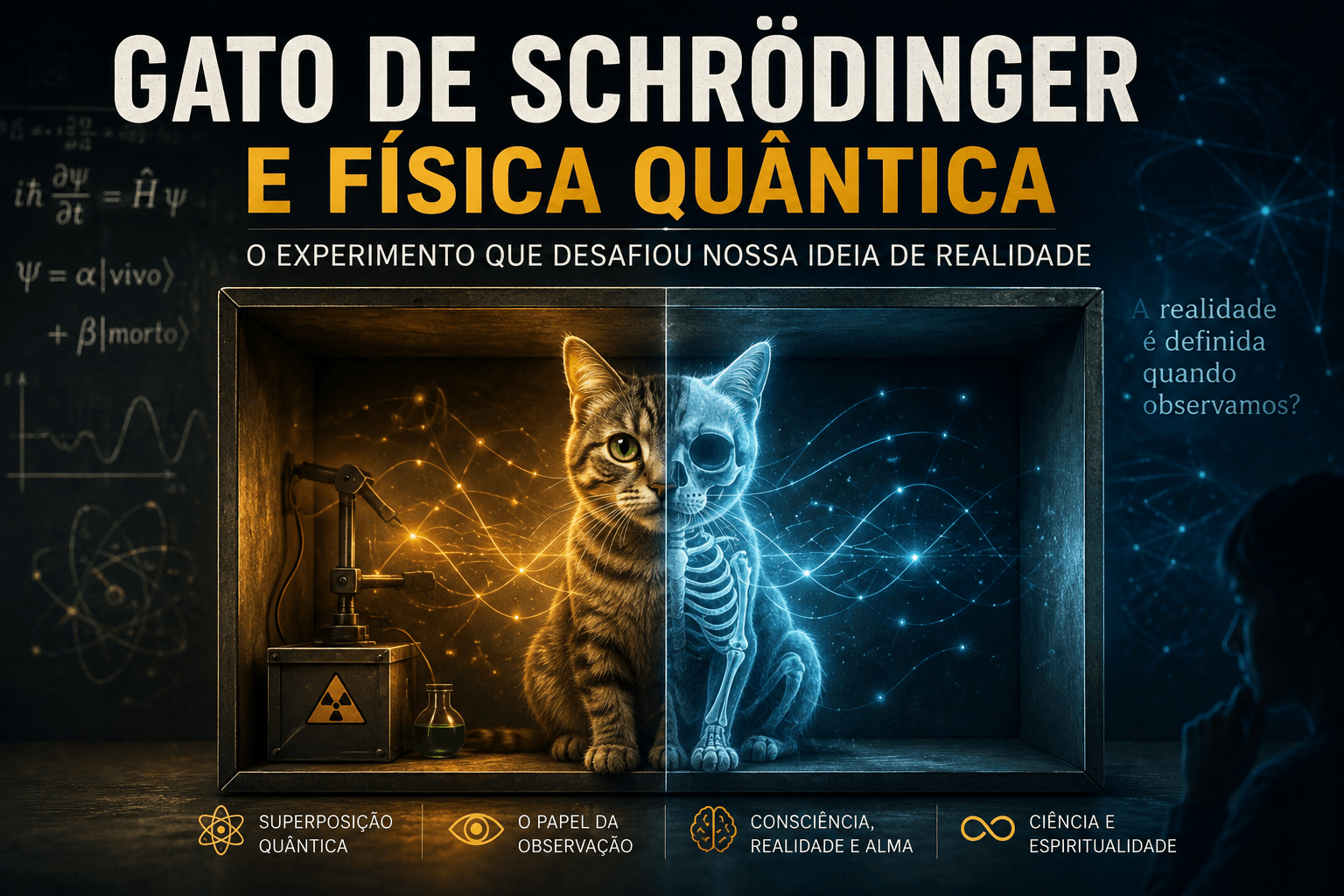 Gato de Schrödinger e física quântica