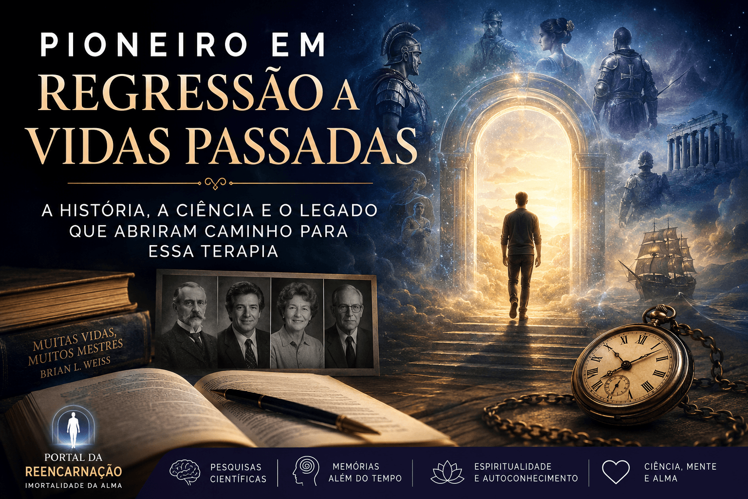 pioneiros em regressão a vidas passadas