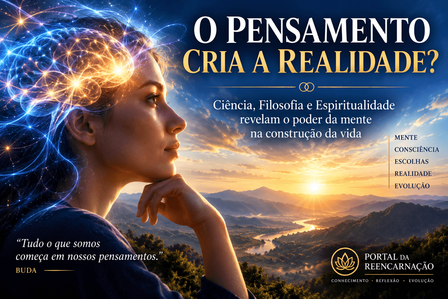 O pensamento cria a realidade